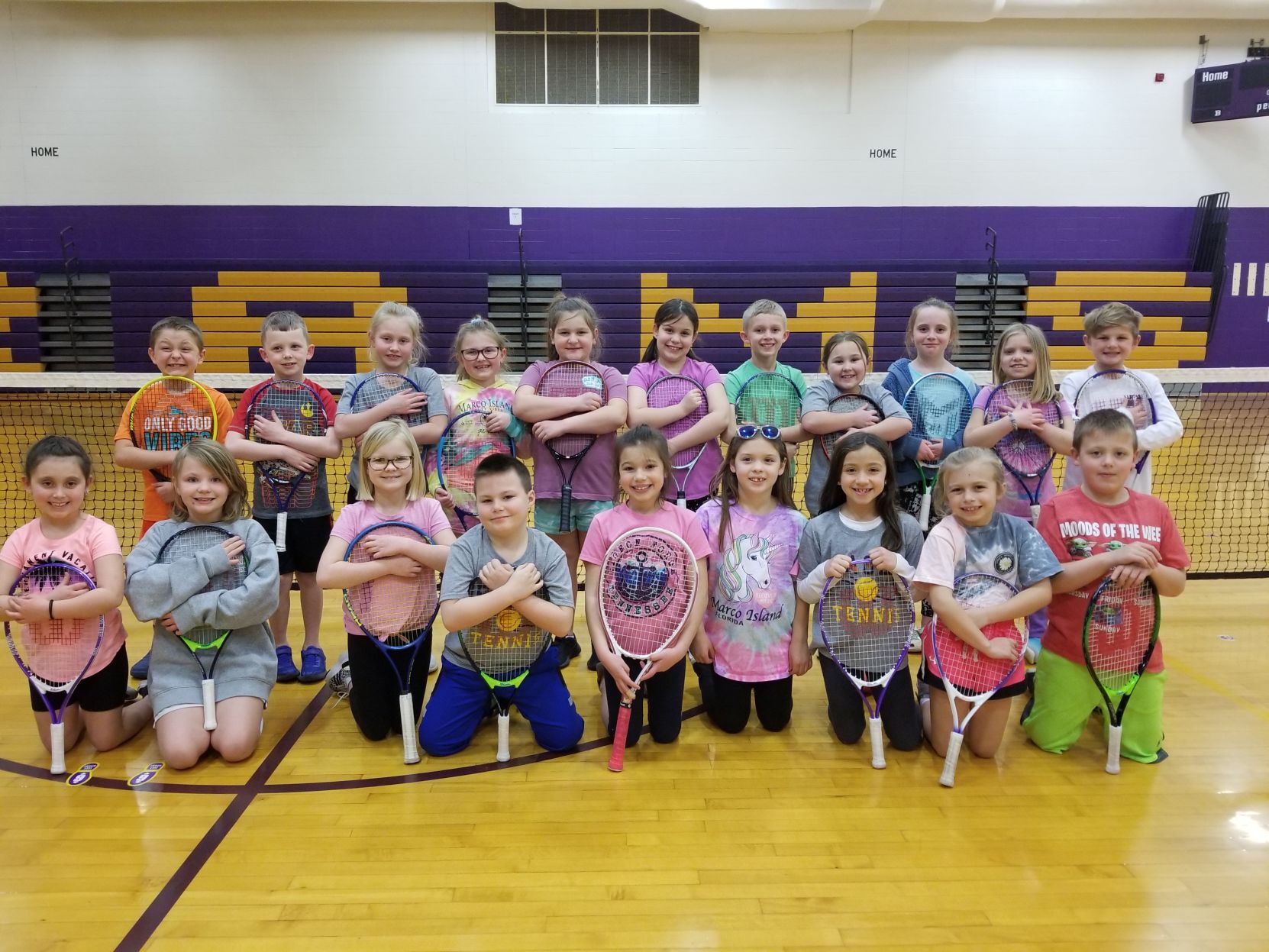 Tennis Camp 2nd grade